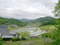 Terraced rice fields at Nagatani in Nose-Cho